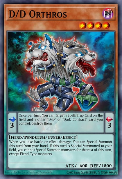 D/D Orthros, Structure Deck: Pendulum Domination SDPD-EN004