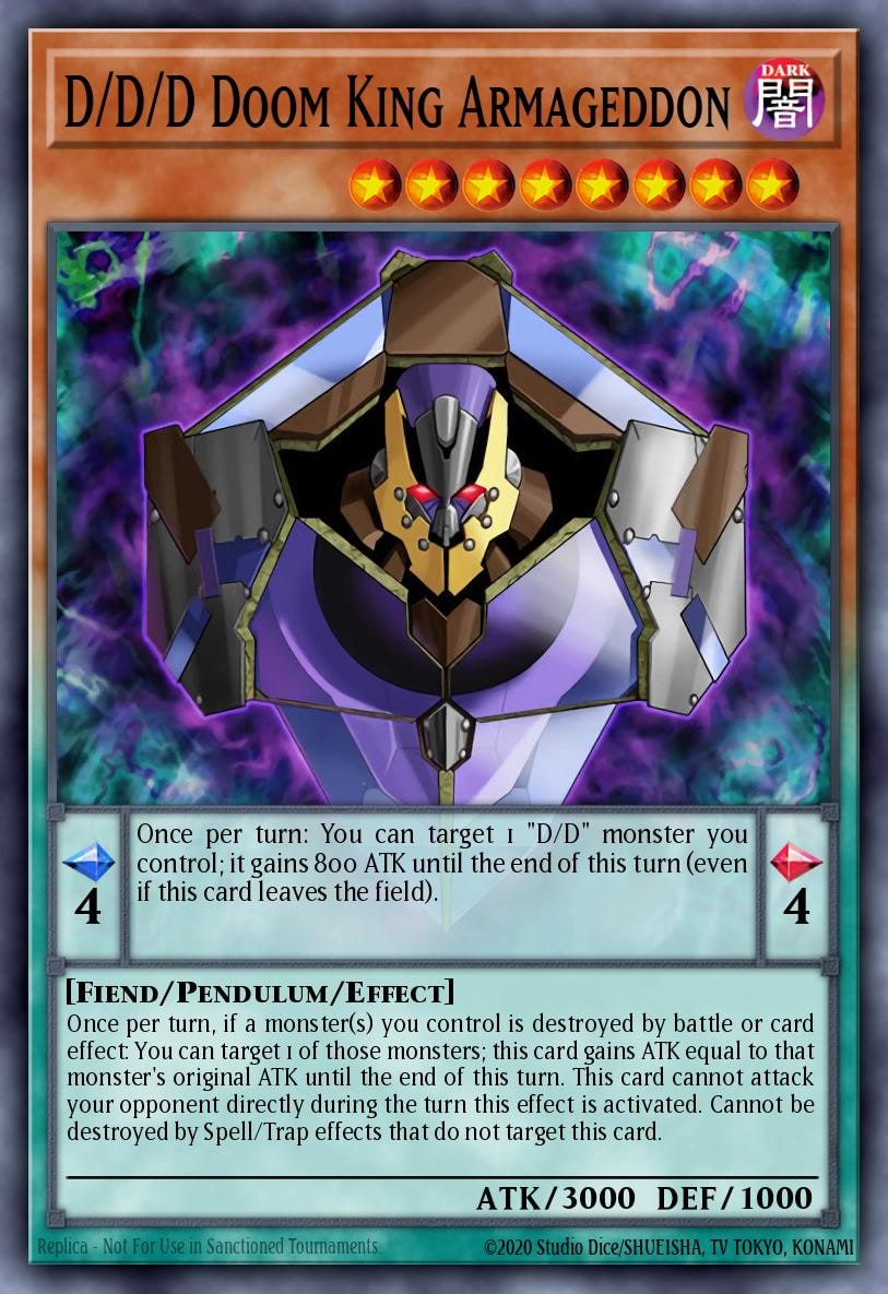D/D/D Doom King Armageddon, Structure Deck: Pendulum Domination SDPD-EN006