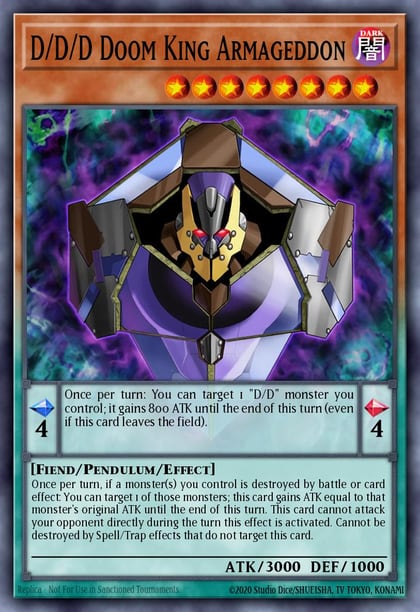 D/D/D Doom King Armageddon, Structure Deck: Pendulum Domination SDPD-EN006