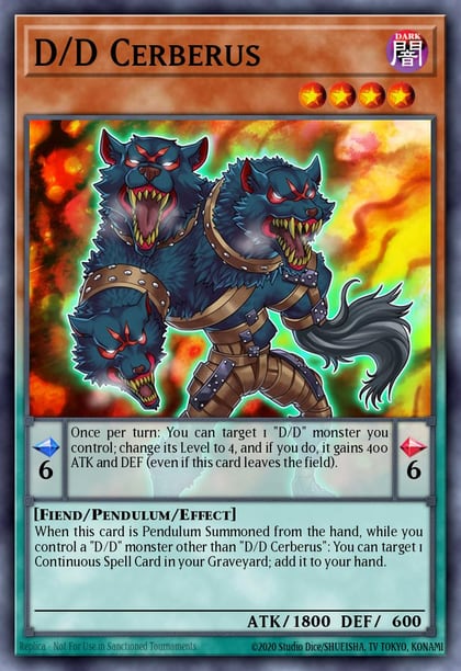 D/D Cerberus, Structure Deck: Pendulum Domination SDPD-EN007