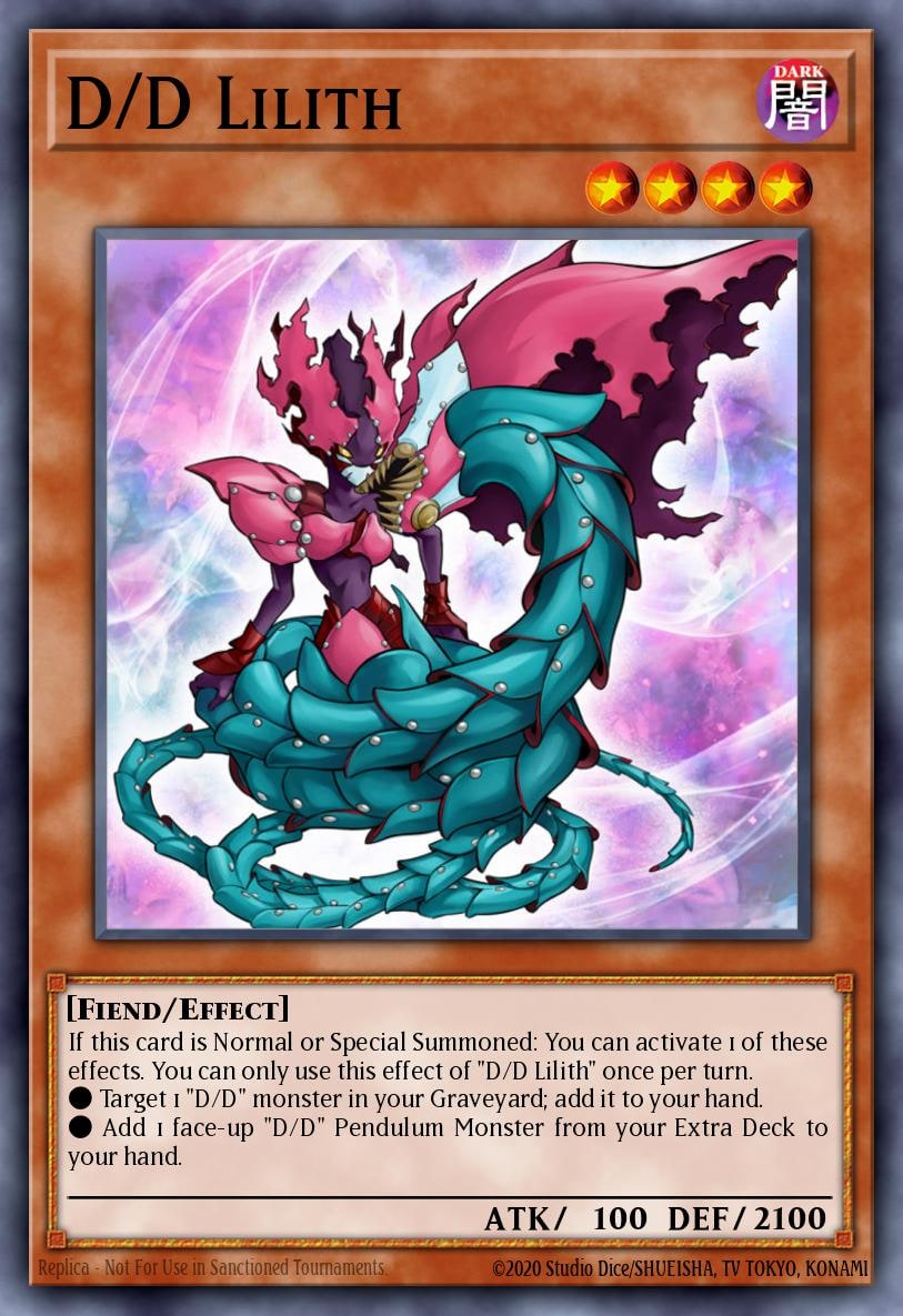 D/D Lilith, Structure Deck: Pendulum Domination SDPD-EN008