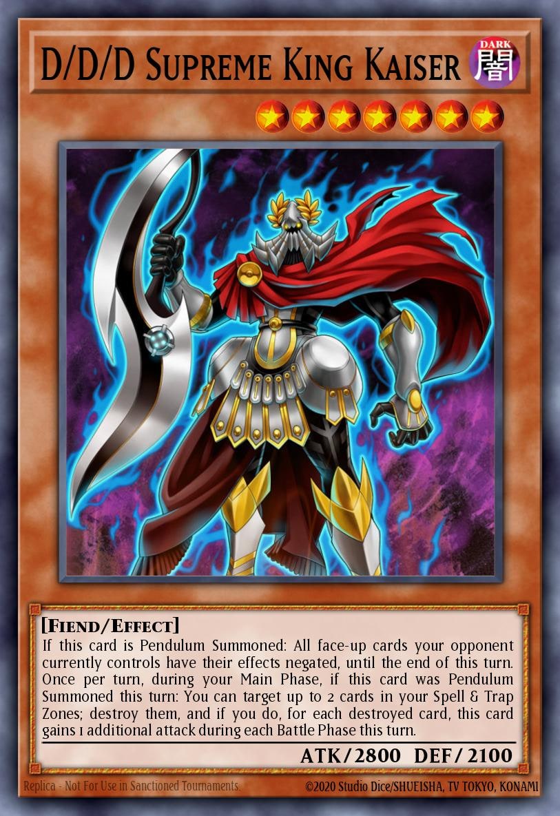 D/D/D Supreme King Kaiser, Structure Deck: Pendulum Domination SDPD-EN013
