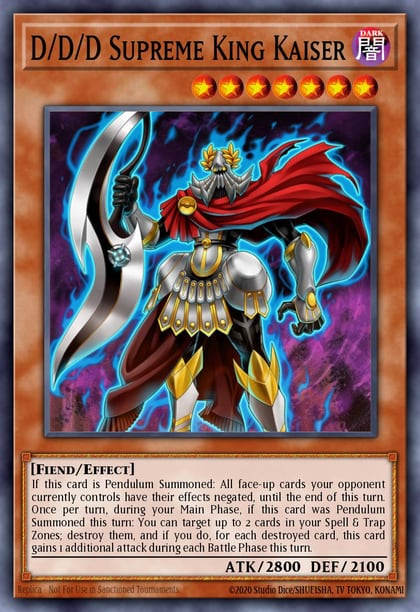 D/D/D Supreme King Kaiser, Structure Deck: Pendulum Domination SDPD-EN013