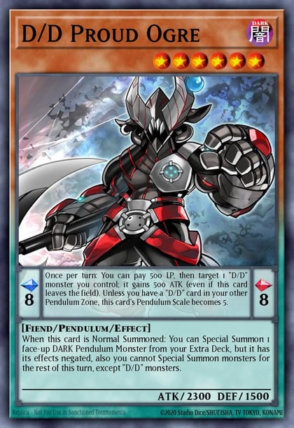 D/D Proud Ogre, Structure Deck: Pendulum Domination SDPD-EN014