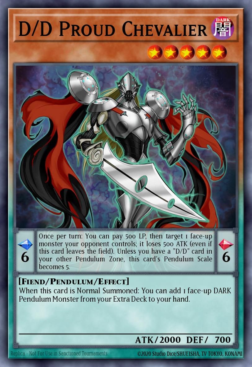 D/D Proud Chevalier, Structure Deck: Pendulum Domination SDPD-EN015