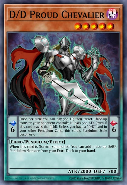 D/D Proud Chevalier, Structure Deck: Pendulum Domination SDPD-EN015