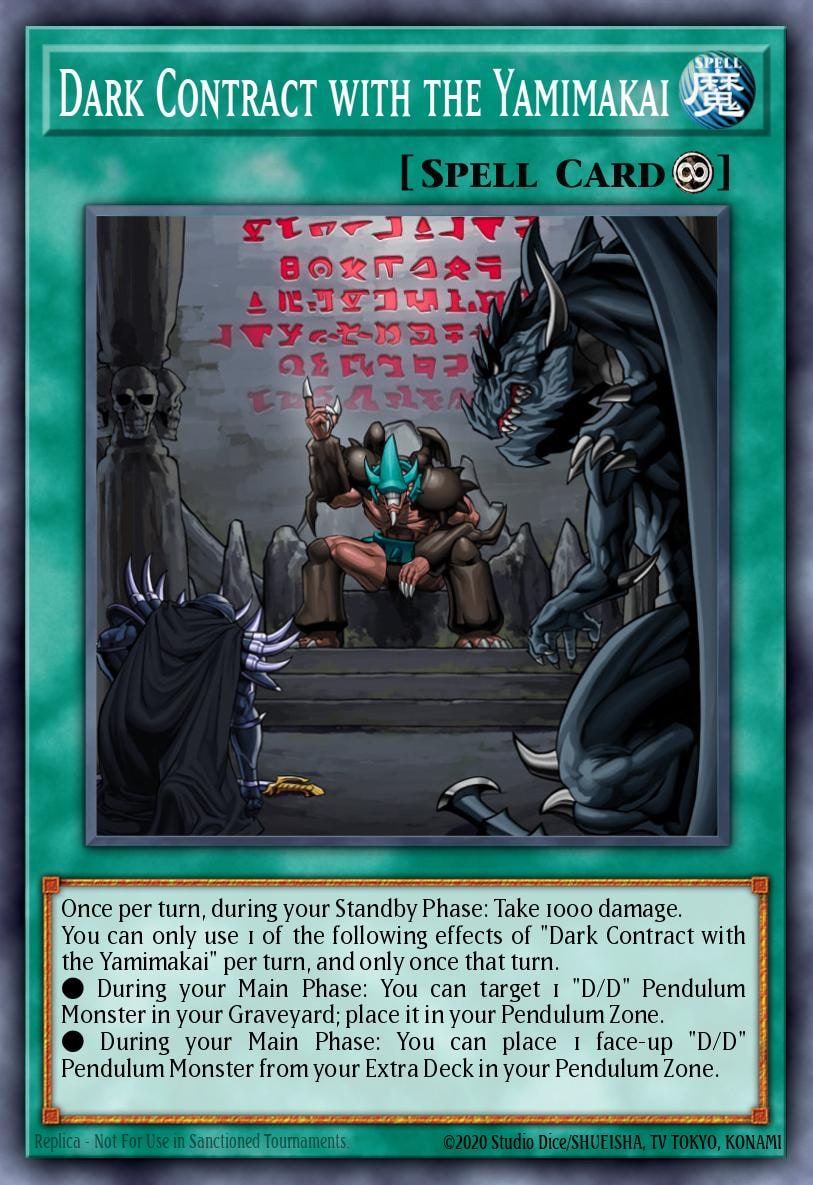 Dark Contract with the Yamimakai, Structure Deck: Pendulum Domination SDPD-EN023