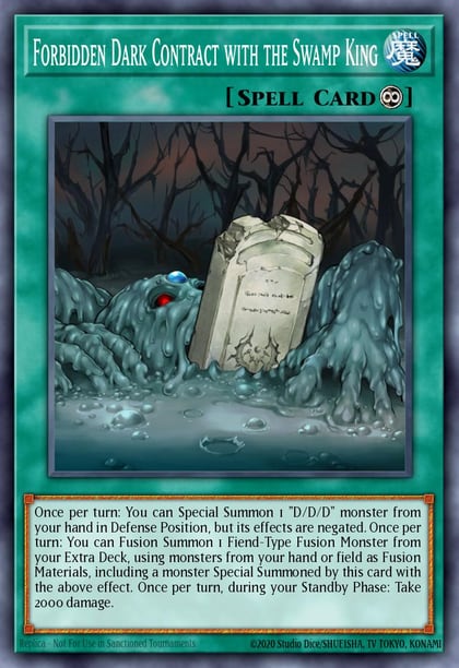 Forbidden Dark Contract with the Swamp King, Structure Deck: Pendulum Domination SDPD-EN026