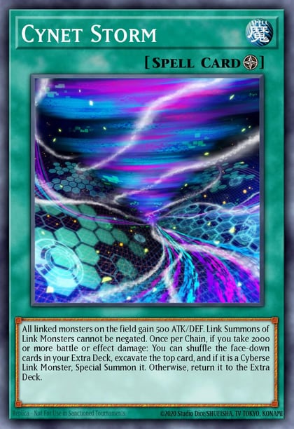 Cynet Storm, Structure Deck: Powercode Link SDPL-EN021
