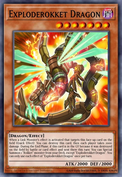 Exploderokket Dragon, Structure Deck: Rokket Revolt SDRR-EN004