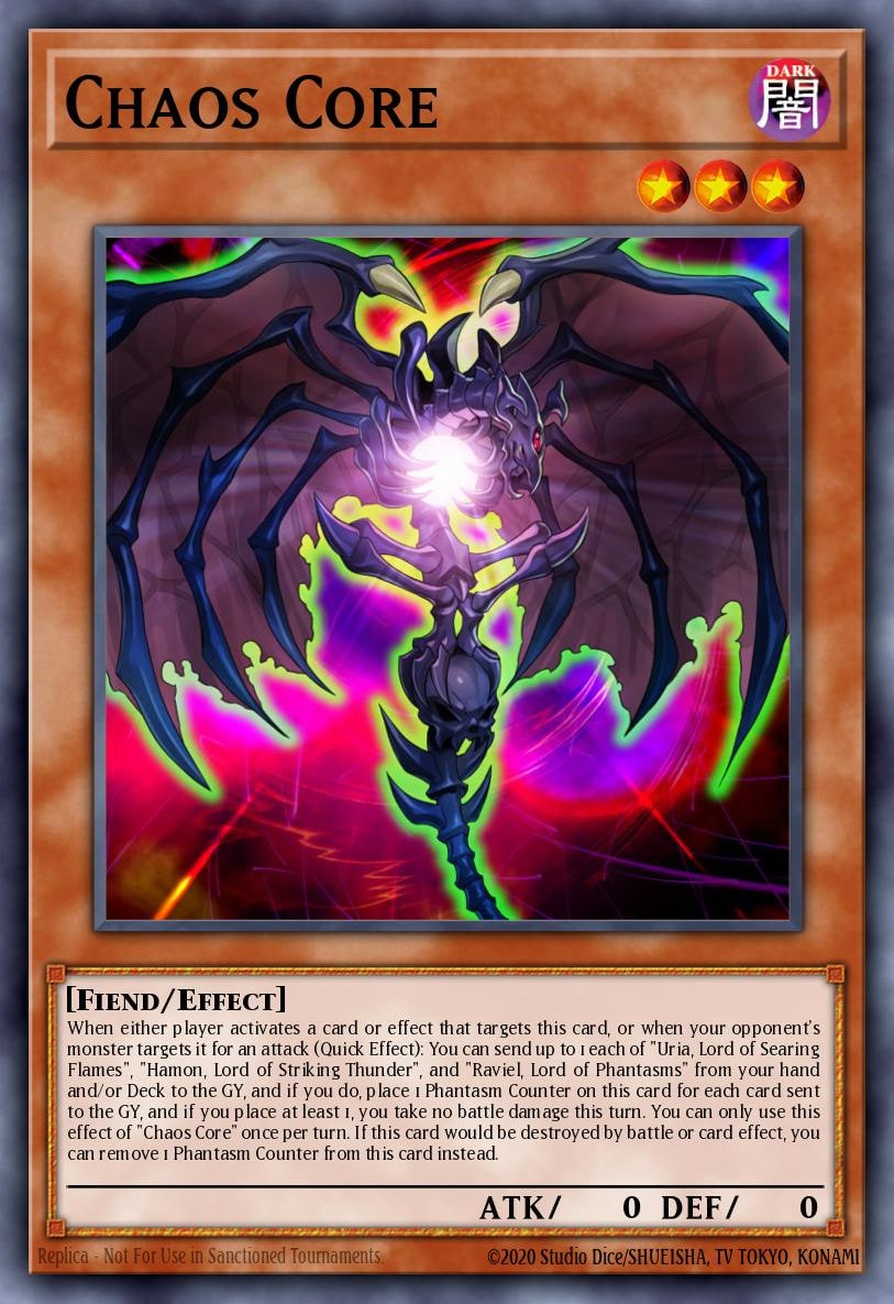 Chaos Core, Structure Deck: Sacred Beasts SDSA-EN002