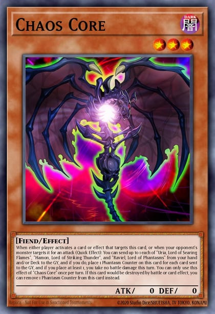 Chaos Core, Structure Deck: Sacred Beasts SDSA-EN002