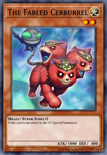 The Fabled Cerburrel, Structure Deck: Sacred Beasts SDSA-EN017