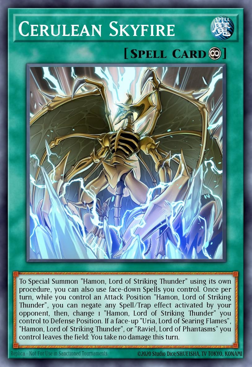 Cerulean Skyfire, Structure Deck: Sacred Beasts SDSA-EN019