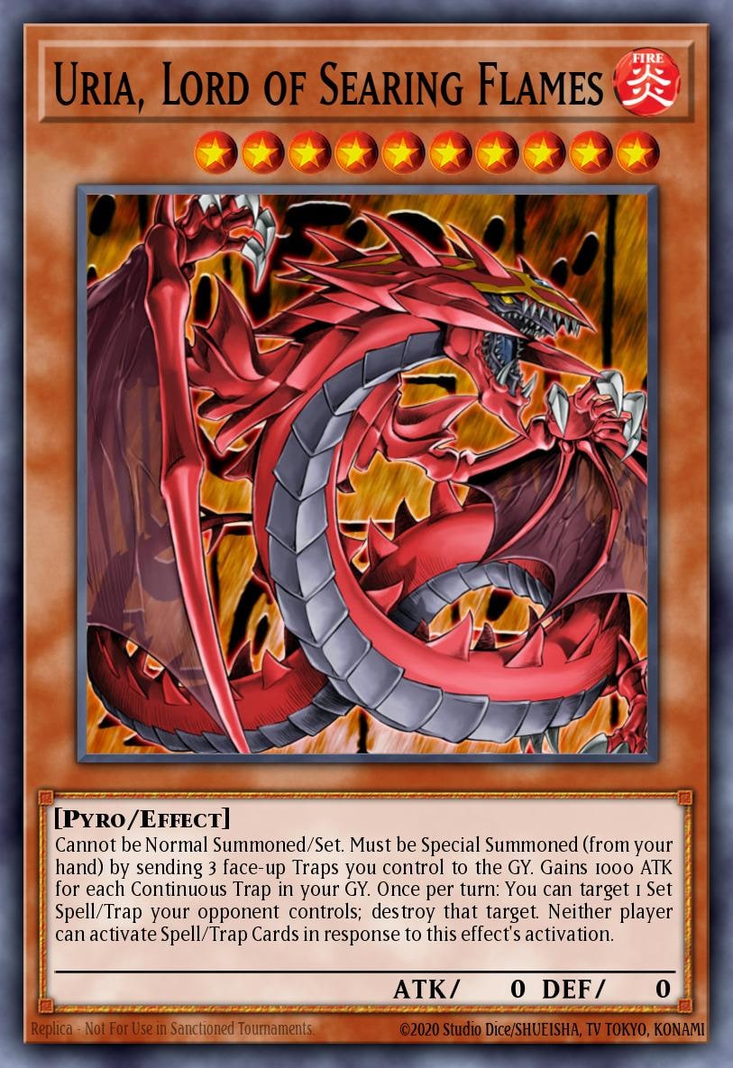 Uria, Lord of Searing Flames, Structure Deck: Sacred Beasts SDSA-EN042