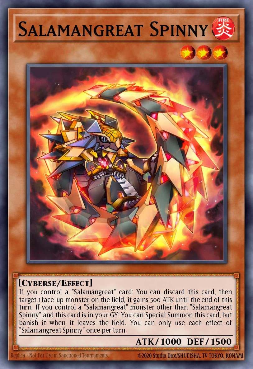 Salamangreat Spinny, Structure Deck: Soulburner SDSB-EN004