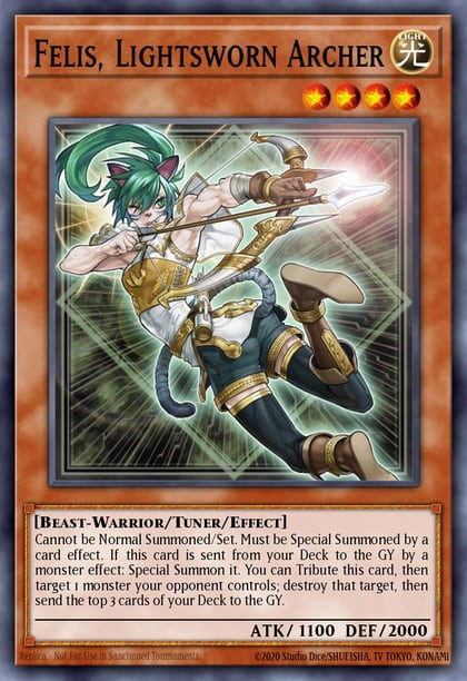 Felis, Lightsworn Archer, Structure Deck: Shaddoll Showdown SDSH-EN018
