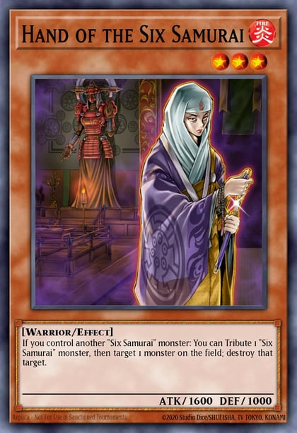 Hand of the Six Samurai, Structure Deck: Samurai Warlords SDWA-EN015