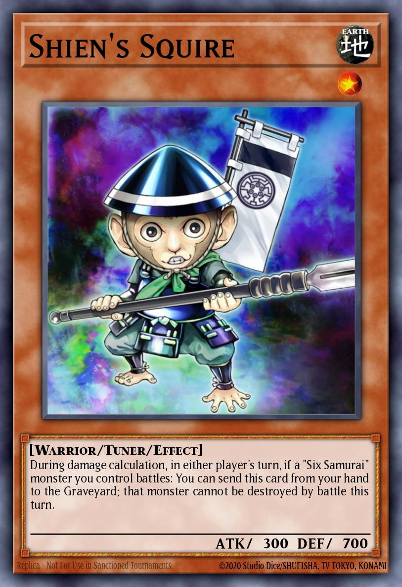 Shien's Squire, Structure Deck: Samurai Warlords SDWA-EN019