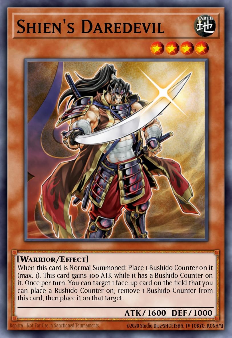 Shien's Daredevil, Structure Deck: Samurai Warlords SDWA-EN020