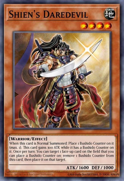 Shien's Daredevil, Structure Deck: Samurai Warlords SDWA-EN020