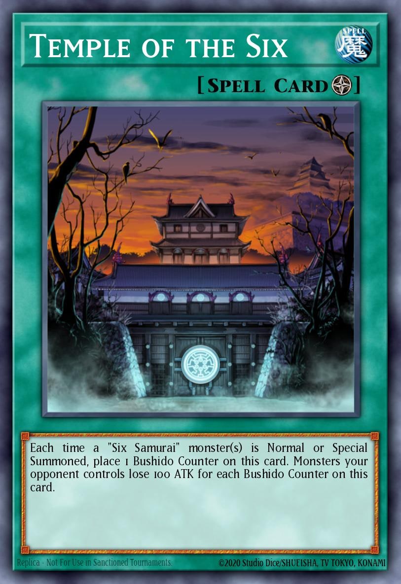 Temple of the Six, Structure Deck: Samurai Warlords SDWA-EN031
