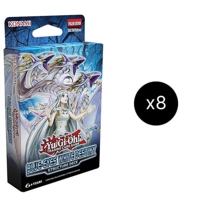 Blue-Eyes White Destiny Structure Deck Display, Structure Deck: Blue-Eyes White Destiny P588104