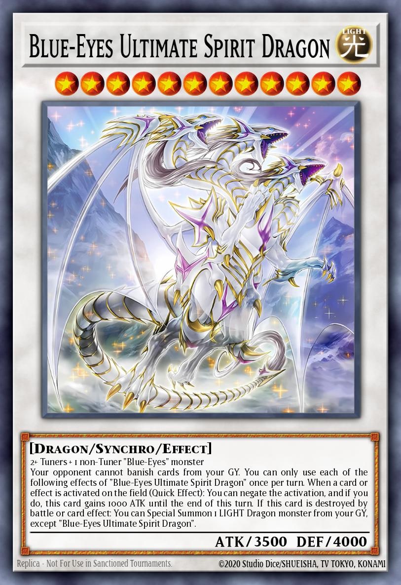 Blue-Eyes Ultimate Spirit Dragon (Secret Rare), Structure Deck: Blue-Eyes White Destiny SDWD-EN043