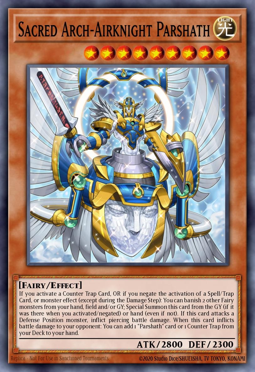 Sacred Arch-Airknight Parshath, Structure Deck: Wave of Light SR05-EN001