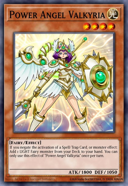 Power Angel Valkyria, Structure Deck: Wave of Light SR05-EN003