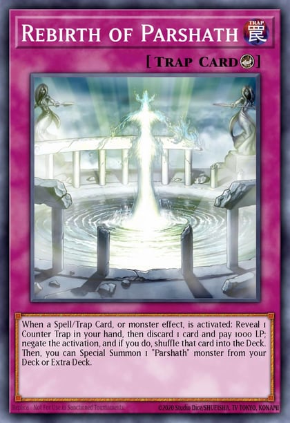 Rebirth of Parshath, Structure Deck: Wave of Light SR05-EN031