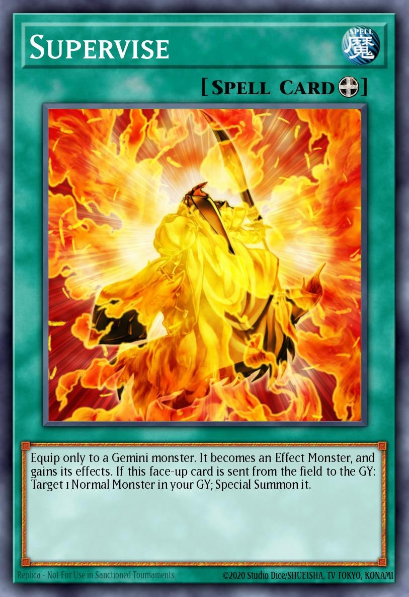 Supervise, Structure Deck: Warriors' Strike SDWS-EN017