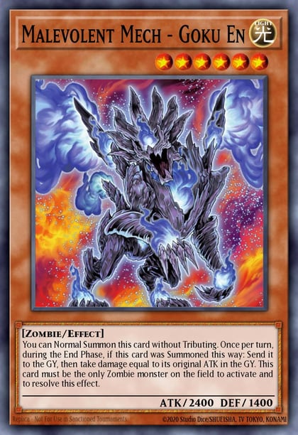 Malevolent Mech - Goku En, Structure Deck: Zombie World SDZW-EN002