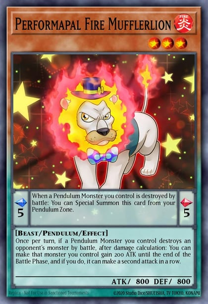 Performapal Fire Mufflerlion, Secrets of Eternity SECE-EN001
