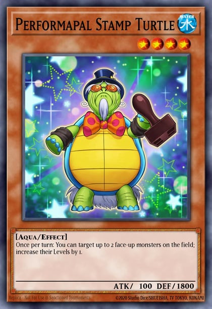 Performapal Stamp Turtle, Secrets of Eternity SECE-EN005