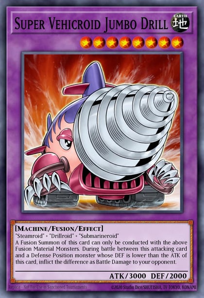 Super Vehicroid Jumbo Drill (Secret Rare), Speed Duel GX: Midterm Paradox SGX2-ENB22