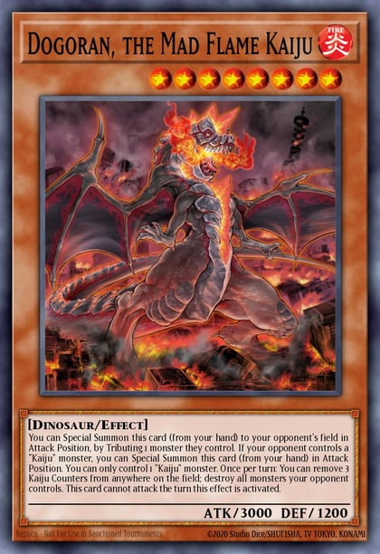 Dogoran, the Mad Flame Kaiju (Secret Rare), Speed Duel GX: Midterm Paradox SGX2-ENC08