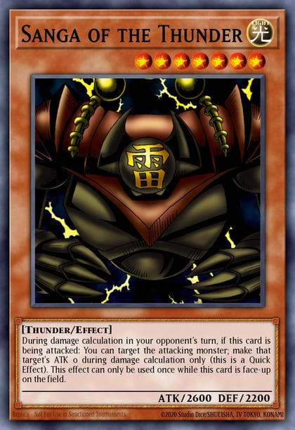 Sanga of the Thunder (Secret Rare), Speed Duel GX: Midterm Paradox SGX2-END07