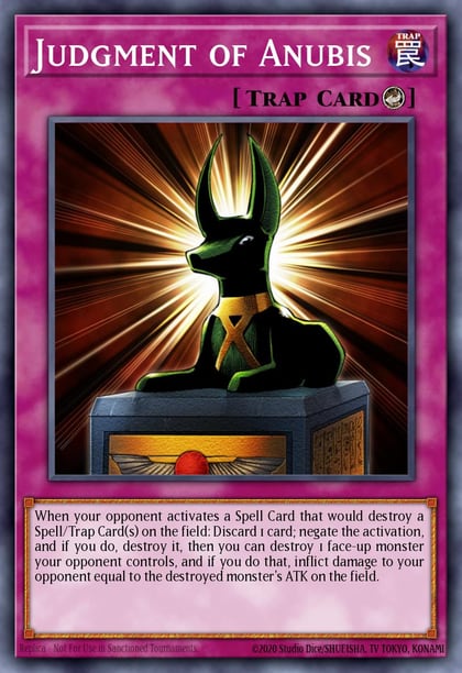 Judgment of Anubis, Speed Duel GX: Midterm Paradox SGX2-END19