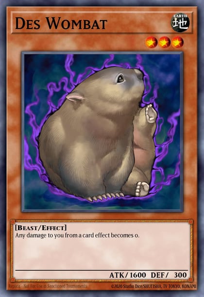 Des Wombat, Speed Duel GX: Midterm Paradox SGX2-ENE03