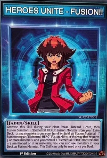 HEROES UNITE - FUSION!!, Speed Duel GX: Midterm Paradox SGX2-ENS01