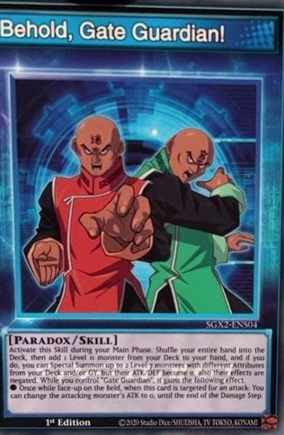 Behold, Gate Guardian!, Speed Duel GX: Midterm Paradox SGX2-ENS04