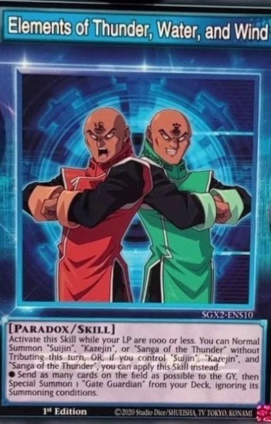 Elements of Thunder, Water, and Wind, Speed Duel GX: Midterm Paradox SGX2-ENS10