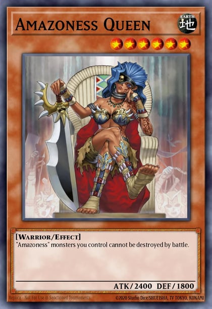 Amazoness Queen (Secret Rare), Speed Duel GX: Duelists of Shadows SGX3-END01