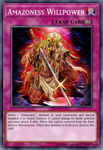 Amazoness Willpower, Speed Duel GX: Duelists of Shadows SGX3-END17