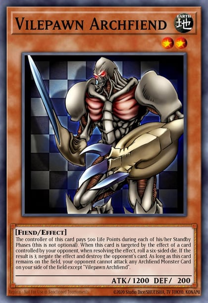 Vilepawn Archfiend, Speed Duel GX: Duelists of Shadows SGX3-ENE05