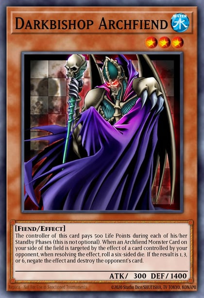 Darkbishop Archfiend, Speed Duel GX: Duelists of Shadows SGX3-ENE07
