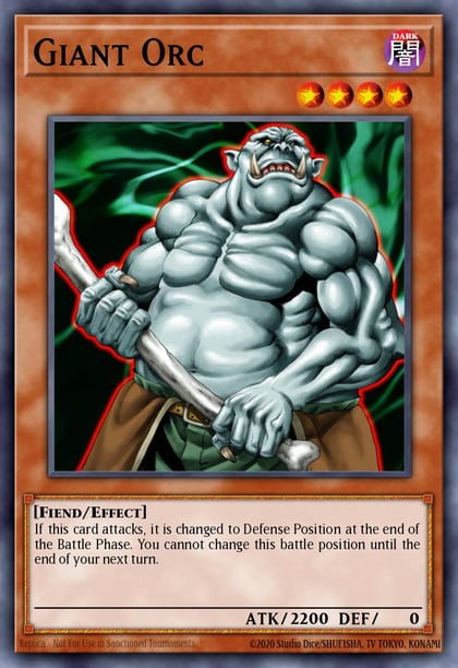 Giant Orc, Speed Duel GX: Duelists of Shadows SGX3-ENE09