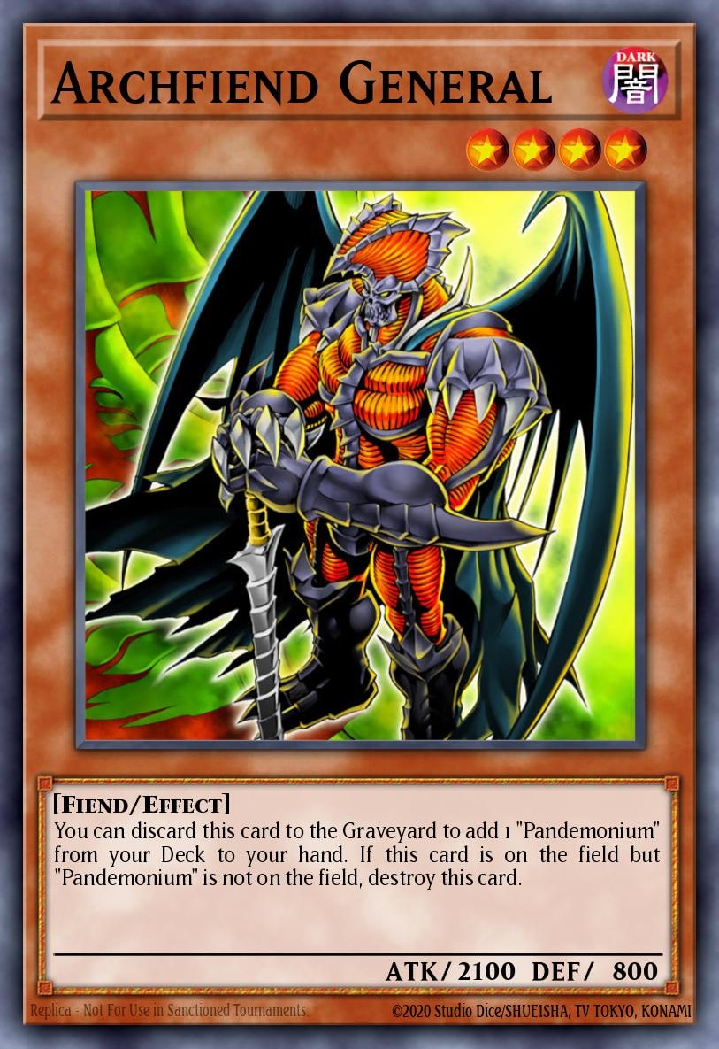 Archfiend General, Speed Duel GX: Duelists of Shadows SGX3-ENE12