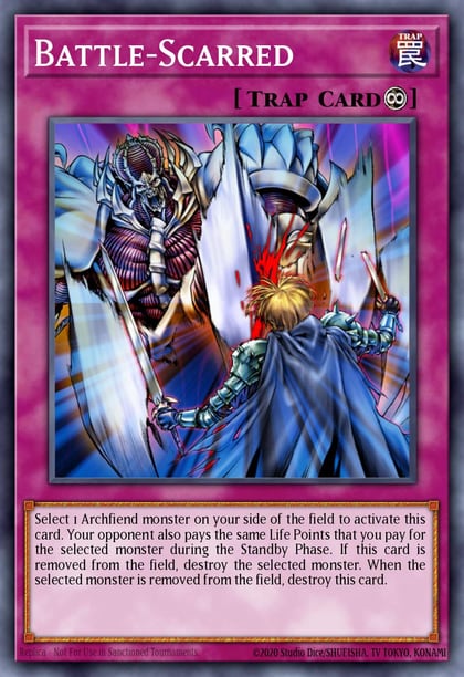 Battle-Scarred, Speed Duel GX: Duelists of Shadows SGX3-ENE19